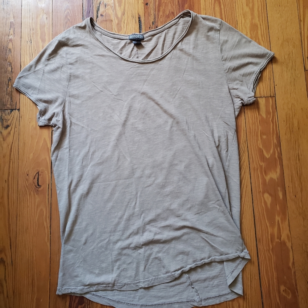 H&M Raw Edge T Shirt